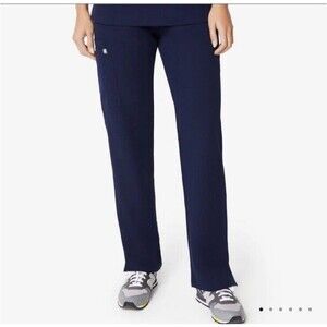 Figs Women's Technical  Collection Kade Cargo Scrub Pants in Navy Blue T21004  M